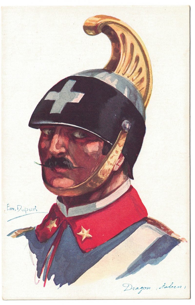 24 Anciennes Cartes Postale - Propagande 14/18 - Caricature - Guerriers - Soldats - Uniforme - Alliés - Emile Dupuis 1877-1956 - Guerre 14 /18
