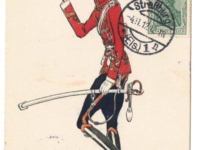 3 Anciennes Cartes Postale - Propagande 14/18 - Anti- Prussienne - Caricature - Guerriers - Soldats - Uniforme - Les Huns - 1912