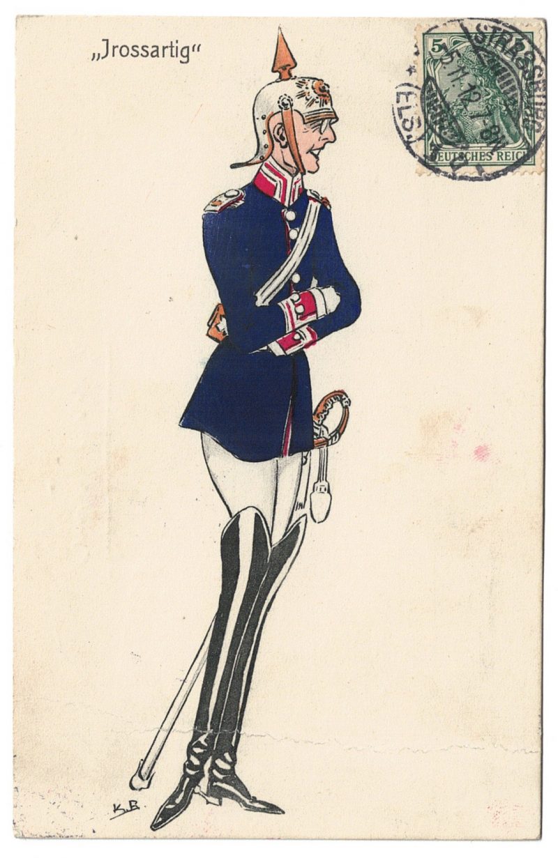 3 Anciennes Cartes Postale - Propagande 14/18 - Anti- Prussienne - Caricature - Guerriers - Soldats - Uniforme - Les Huns - 1912