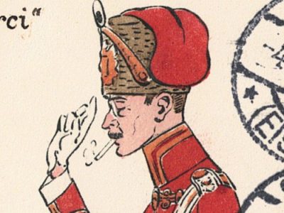 3 Anciennes Cartes Postale - Propagande 14/18 - Anti- Prussienne - Caricature - Guerriers - Soldats - Uniforme - Les Huns - 1912