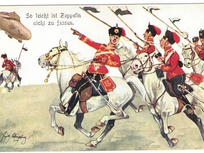 9 Anciennes Cartes Postale - Propagande 14/18 - Caricature - Guerriers - Soldats - Uniforme - Prusse - Manœuvre - Marine - Cavalerie - Casque a pointe
