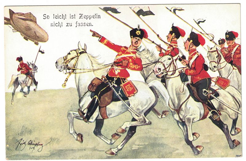 9 Anciennes Cartes Postale - Propagande 14/18 - Caricature - Guerriers - Soldats - Uniforme - Prusse - Manœuvre - Marine - Cavalerie - Casque a pointe
