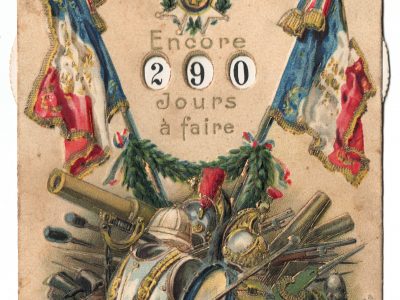 Carte a système - Calendrier de la Classe - Service Militaire - République Française - Armée - Drapeau - Marseillaise - Conscription XIX