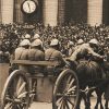 Ancienne Photographie service de presse époque - Défilé 1917 - Guerre 14/18 - Paris défilé des alliés - Arrivée de américains - Juillet 1917 - France - Russie - Angleterre - Amerique