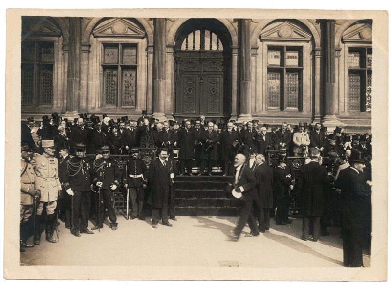 23 Anciennes Photographies Service de presse époque - Enterrement 1916 - Guerre 14/18 - Paris défilé mortuaire - Joseph Gallieni - Les taxis de la Marne - Funérailles du général Joseph Gallieni