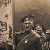 Ancienne Photographie service de presse époque - Défilé 1917 - Guerre 14/18 - Paris défilé des alliés - Arrivée de américains - Juillet 1917 - France - Russie - Angleterre - Amerique
