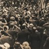 Ancienne Photographie service de presse époque - Défilé 1917 - Guerre 14/18 - Paris défilé des alliés - Arrivée de américains - Juillet 1917 - France - Russie - Angleterre - Amerique