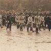 Ancienne Photographie service de presse époque - Défilé 1917 - Guerre 14/18 - Paris défilé des alliés - Arrivée de américains - Juillet 1917 - France - Russie - Angleterre - Amerique