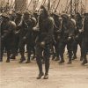 Ancienne Photographie service de presse époque - Défilé 1917 - Guerre 14/18 - Paris défilé des alliés - Arrivée de américains - Juillet 1917 - France - Russie - Angleterre - Amerique