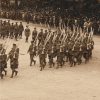 Ancienne Photographie service de presse époque - Défilé 1917 - Guerre 14/18 - Paris défilé des alliés - Arrivée de américains - Juillet 1917 - France - Russie - Angleterre - Amerique