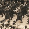 Ancienne Photographie service de presse époque - Défilé 1917 - Guerre 14/18 - Paris défilé des alliés - Arrivée de américains - Juillet 1917 - France - Russie - Angleterre - Amerique