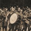 Ancienne Photographie service de presse époque - Défilé 1917 - Guerre 14/18 - Paris défilé des alliés - Arrivée de américains - Juillet 1917 - France - Russie - Angleterre - Amerique