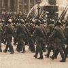 Ancienne Photographie service de presse époque - Défilé 1917 - Guerre 14/18 - Paris défilé des alliés - Arrivée de américains - Juillet 1917 - France - Russie - Angleterre - Amerique