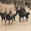 Ancienne Photographie service de presse époque - Défilé 1917 - Guerre 14/18 - Paris défilé des alliés - Arrivée de américains - Juillet 1917 - France - Russie - Angleterre - Amerique