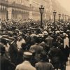 Ancienne Photographie service de presse époque - Défilé 1917 - Guerre 14/18 - Paris défilé des alliés - Arrivée de américains - Juillet 1917 - France - Russie - Angleterre - Amerique