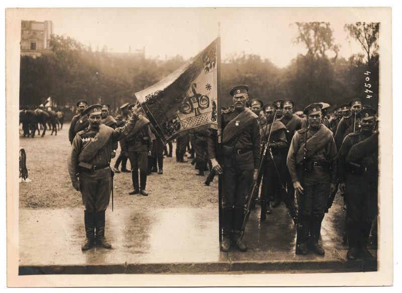 Ancienne Photographie service de presse époque - Défilé 1917 - Guerre 14/18 - Paris défilé des alliés - Arrivée de américains - Juillet 1917 - France - Russie - Angleterre - Amerique