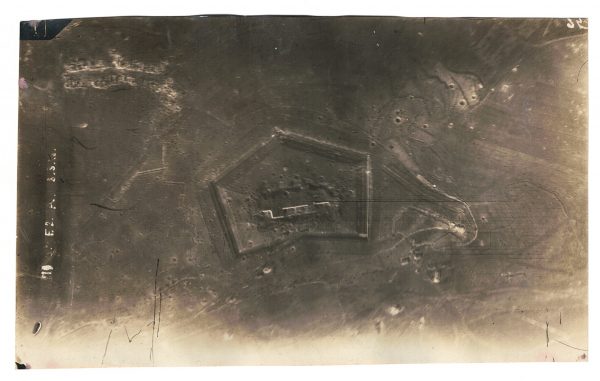 3 Anciennes Photographies - Guerre 14/18 - Vue Aérienne - Front - Guerre - Tranchée - Avion Allemagne - Fort Bombardement