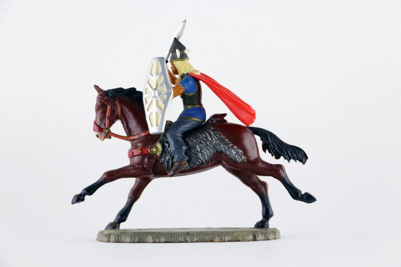 Figurine Starlux Cavalier Gaulois Deluxe Antiquité