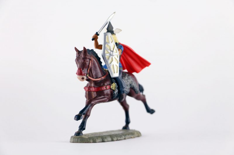 Figurine Starlux Cavalier Gaulois Deluxe Antiquité