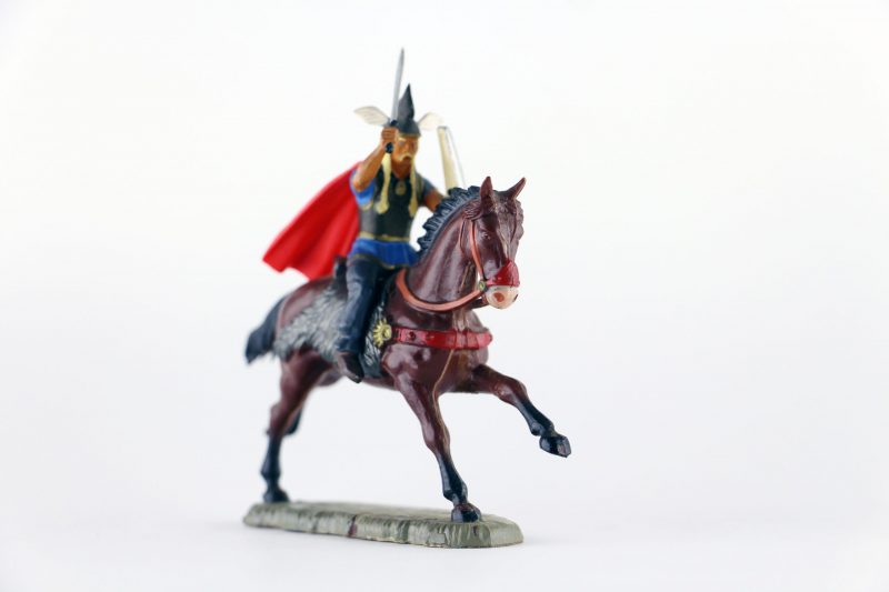 Figurine Starlux Cavalier Gaulois Deluxe Antiquité