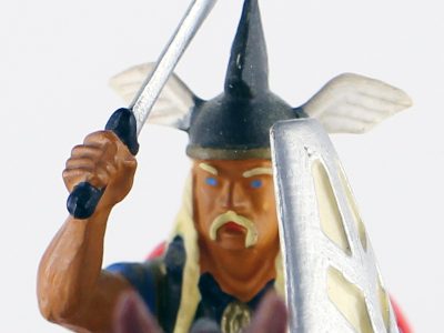 Figurine Starlux Cavalier Gaulois Deluxe Antiquité