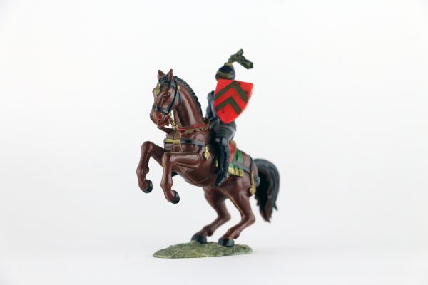 Figurine Starlux Cavalier Chevalier Moyen Age Armure Guerrier