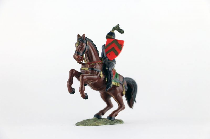 Figurine Starlux Cavalier Chevalier Moyen Age Armure Guerrier