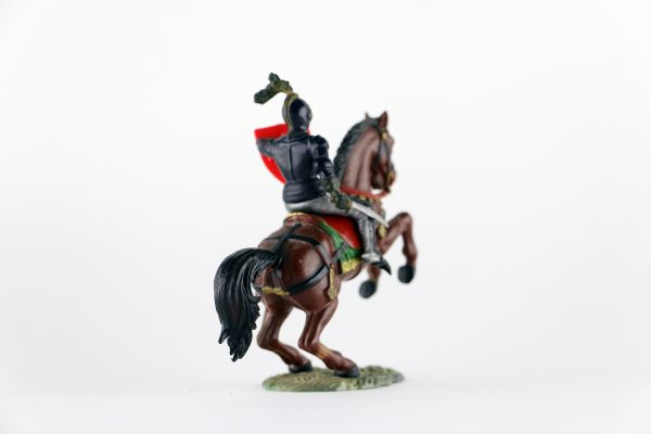 Figurine Starlux Cavalier Chevalier Moyen Age Armure Guerrier
