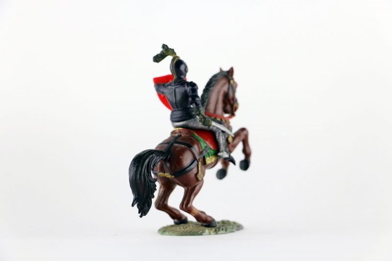 Figurine Starlux Cavalier Chevalier Moyen Age Armure Guerrier