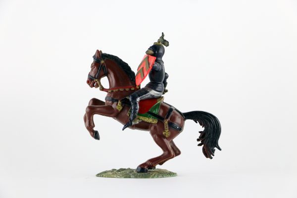 Figurine Starlux Cavalier Chevalier Moyen Age Armure Guerrier