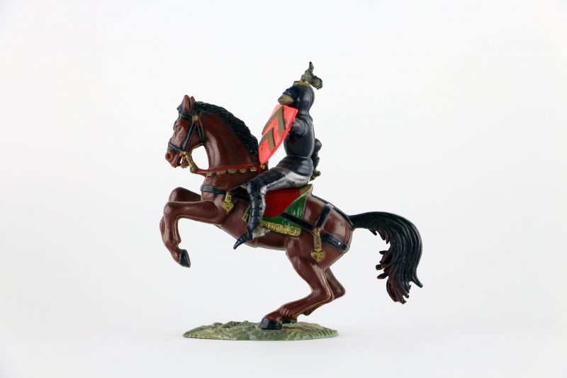 Figurine Starlux Cavalier Chevalier Moyen Age Armure Guerrier