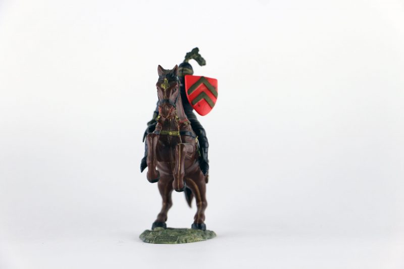 Figurine Starlux Cavalier Chevalier Moyen Age Armure Guerrier