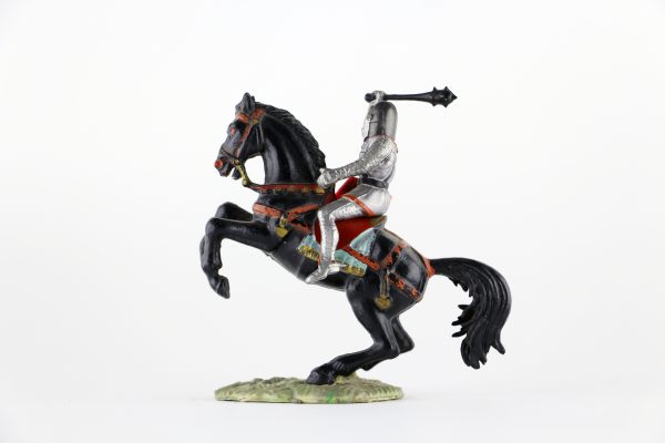 Figurine Starlux Cavalier Chevalier Moyen Age Armure Guerrier