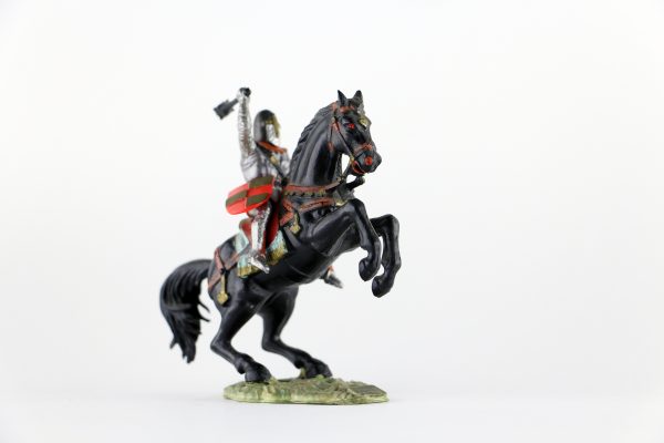 Figurine Starlux Cavalier Chevalier Moyen Age Armure Guerrier