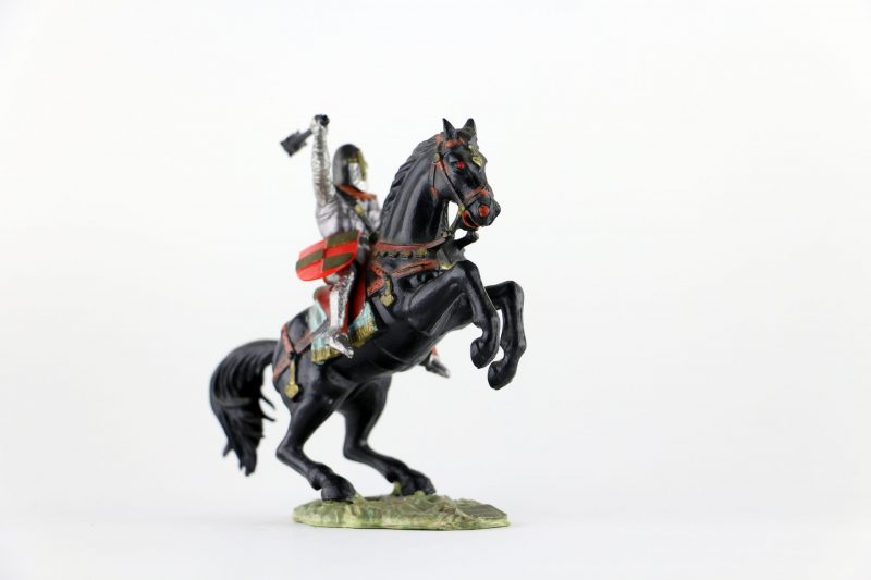 Figurine Starlux Cavalier Chevalier Moyen Age Armure Guerrier