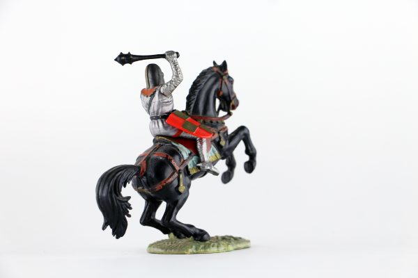 Figurine Starlux Cavalier Chevalier Moyen Age Armure Guerrier