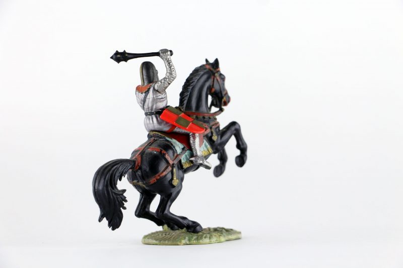 Figurine Starlux Cavalier Chevalier Moyen Age Armure Guerrier