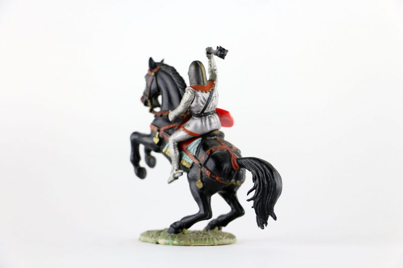 Figurine Starlux Cavalier Chevalier Moyen Age Armure Guerrier