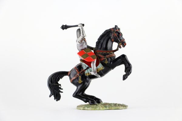 Figurine Starlux Cavalier Chevalier Moyen Age Armure Guerrier