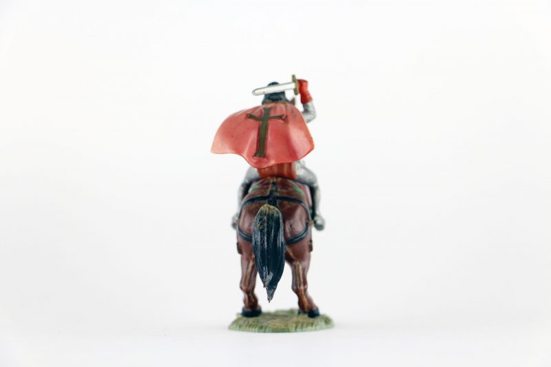 Figurine Starlux Cavalier Chevalier Moyen Age Armure Guerrier