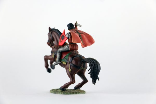 Figurine Starlux Cavalier Chevalier Moyen Age Armure Guerrier