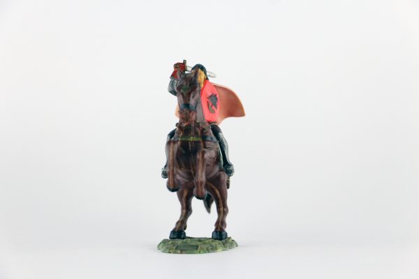 Figurine Starlux Cavalier Chevalier Moyen Age Armure Guerrier