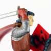 Figurine Starlux Cavalier Chevalier Moyen Age Armure Guerrier
