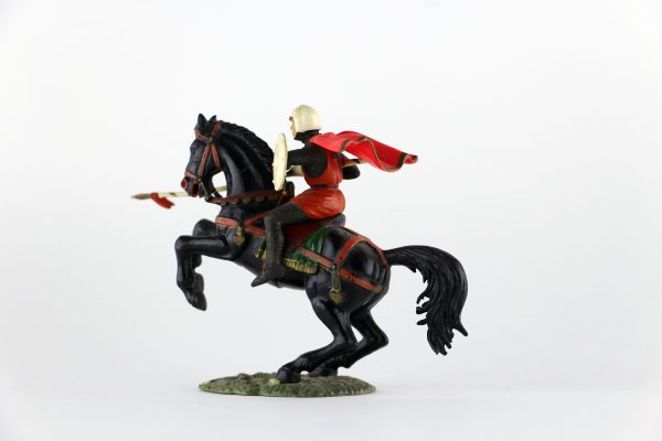 Figurine Starlux Cavalier Chevalier Moyen Age Armure Guerrier Lance