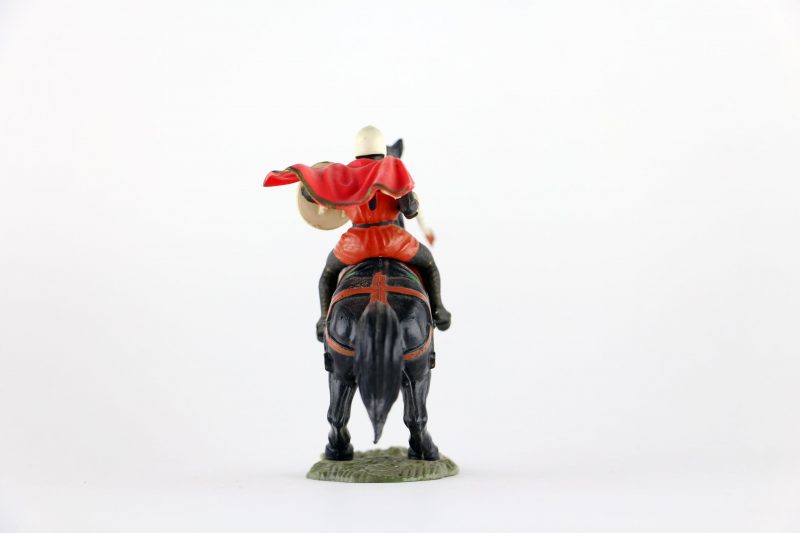 Figurine Starlux Cavalier Chevalier Moyen Age Armure Guerrier Lance