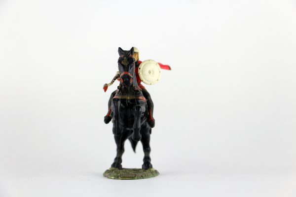 Figurine Starlux Cavalier Chevalier Moyen Age Armure Guerrier Lance