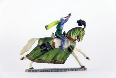 Figurine Starlux Cavalier Chevalier Moyen Age Armure Guerrier Lance