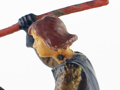 Figurine Starlux Cavalier Chevalier Moyen Age Armure Guerrier Lance