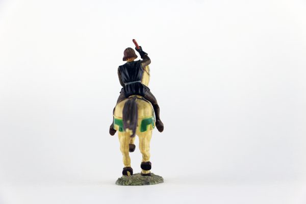 Figurine Starlux Cavalier Chevalier Moyen Age Armure Guerrier Lance