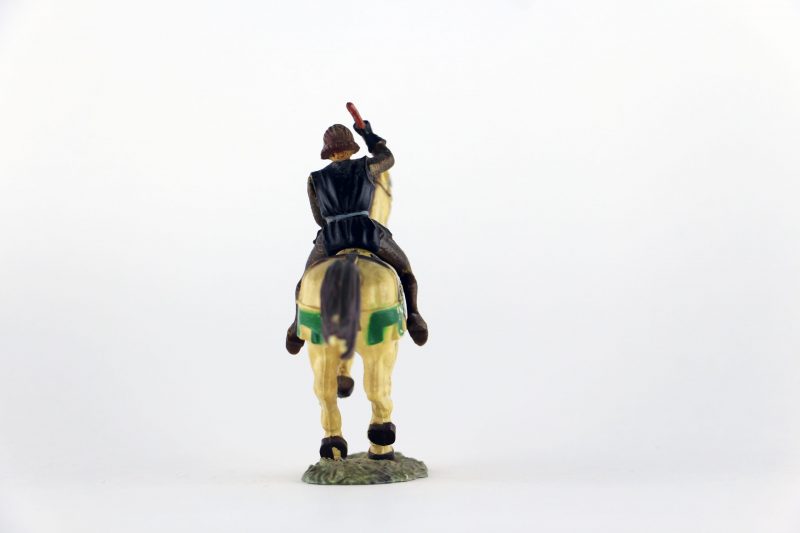 Figurine Starlux Cavalier Chevalier Moyen Age Armure Guerrier Lance